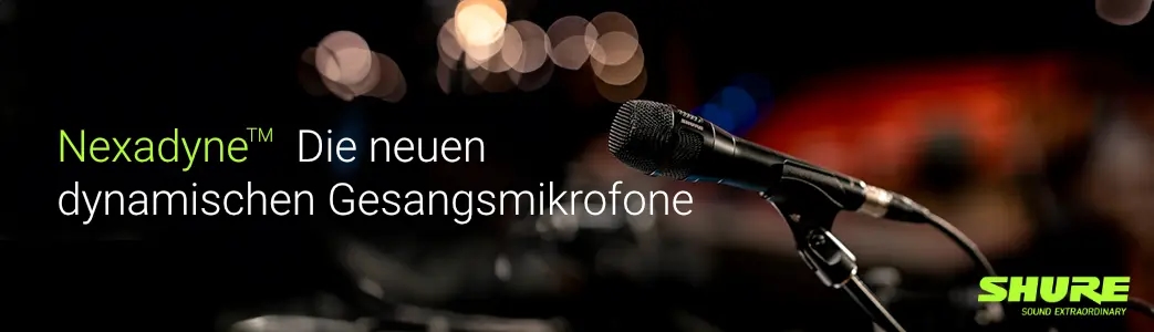  Shure Nexadyne™ Dynamic Vocal Mikrophone 