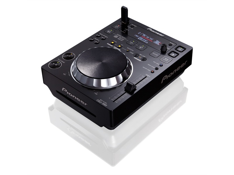 Pioneer Cdj 350 Tabletop Single Cd Mp3 Player Schwarz