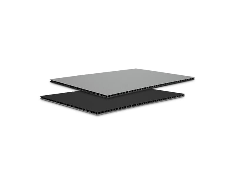 Adam Hall Hardware 0546 BG - SolidLite® PP. Plate black / grey 4.5 mm, 2500 x 1250 mm