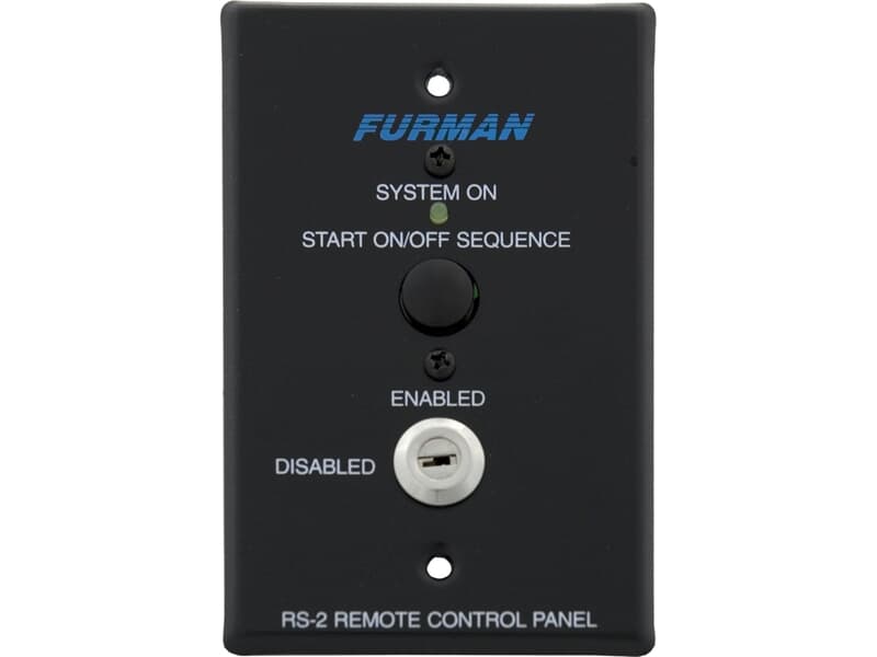 Furman RS-2 - Taster- und Schlüsselschalter als abgesetztes Wand-Kontroll-Bedienfeld