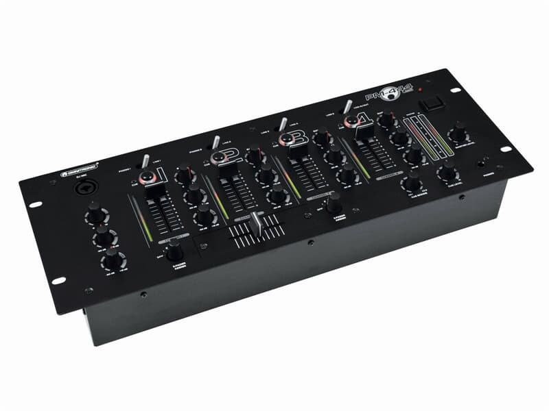 OMNITRONIC PM-444 USB 4-Kanal-DJ-Mixer, 1x USB
