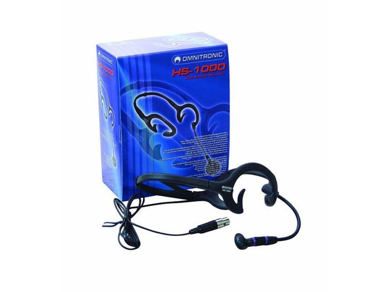 OMNITRONIC HS-1000 XLR Headset Mikrofon