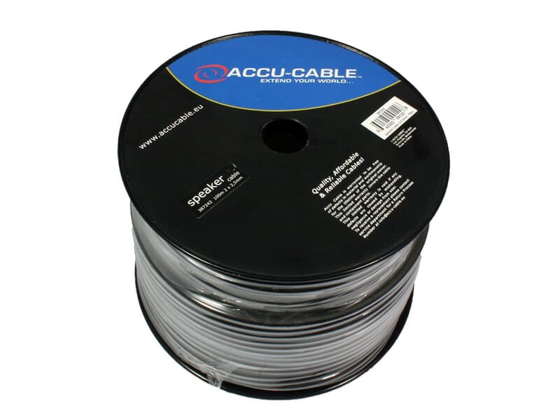 ADJ AC-SC2-2,5/100m R-B Speaker cable 2x2,5mm