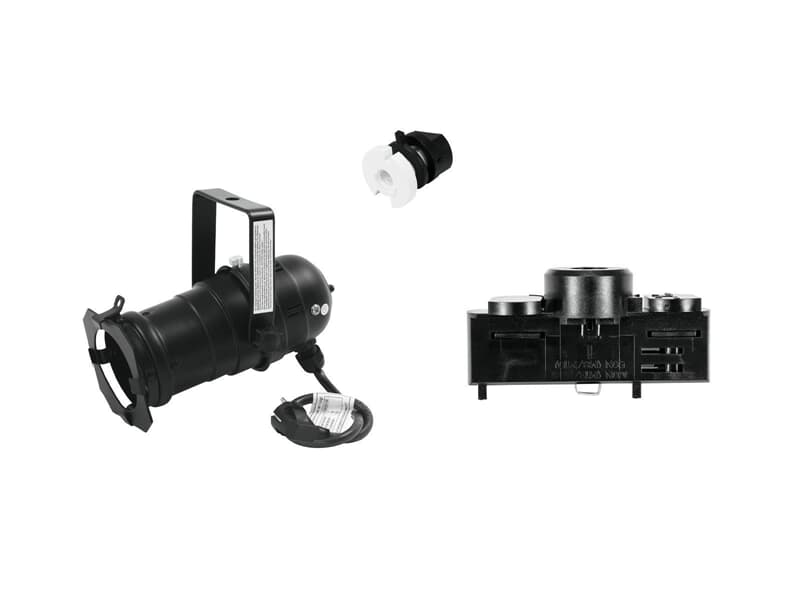 EUROLITE Set DIY PAR-20 Spot + Multi adapter, 3 phases, black