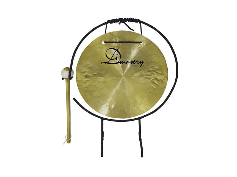 Dimavery Gong 25 cm mit Ständer / Klöppel