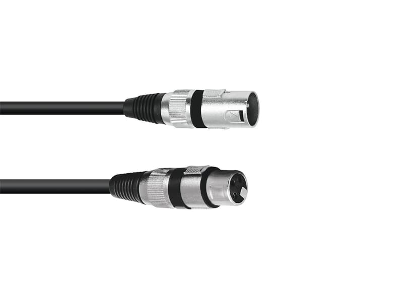Omnitronic XLR Kabel 3pol 3m schwarz
