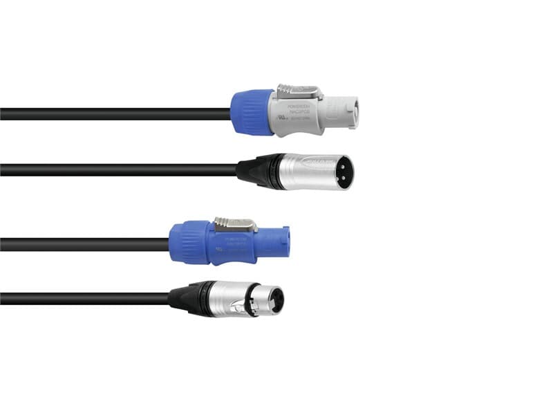 SOMMER Cable Kombikabel PowerCon/XLR 2,5m
