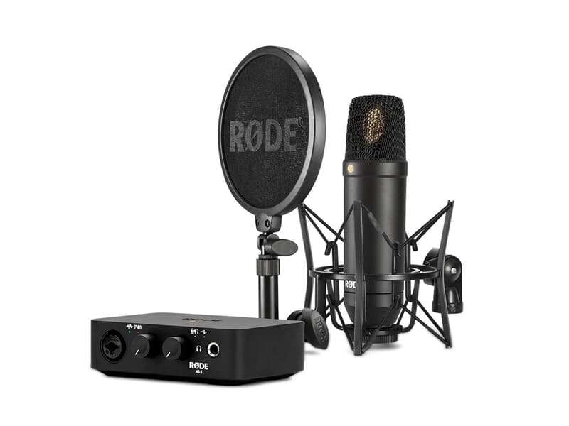 Rode NT1AI1-KIT, Komplettes Studio Kit: Audio-Interface AI-1, Mikrofon NT1, B-STOCK
