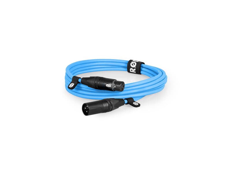 RODE XLR3M-B Canare Kabel 3m blau