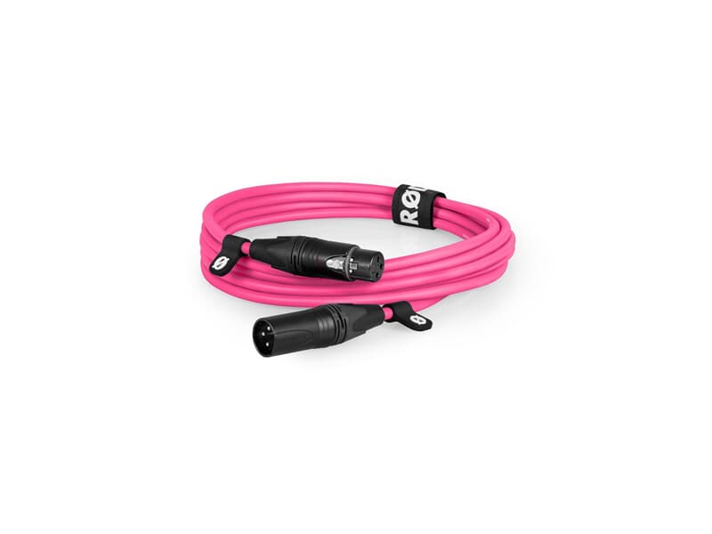 RODE XLR3M-P Canare Kabel 3m pink