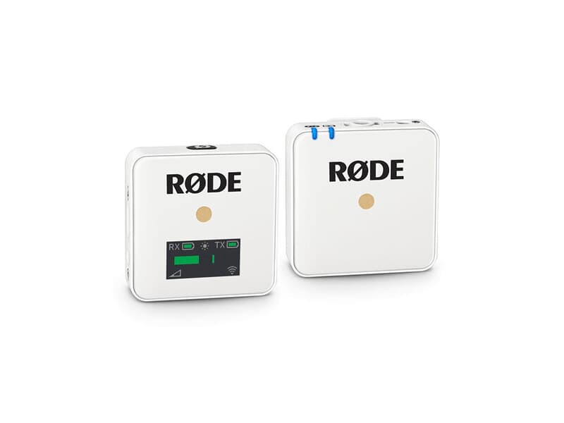 Rode Wireless Go white, digitales Drahtlos-Mikrofonsystem, weiß