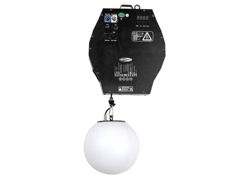 Showtec Illumilift RGBW-25cm LEDSphere, 4m Hebezug