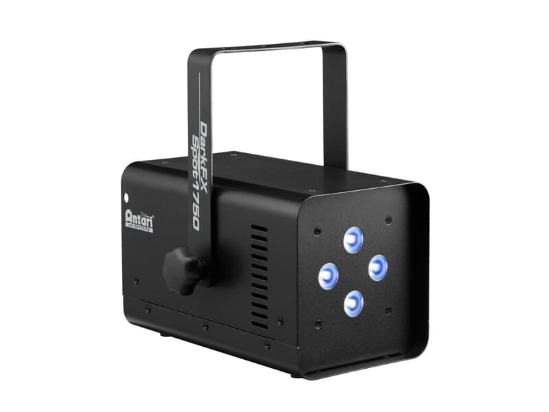 ANTARI DarkFX Spot 1750, PRO DMX-UV-Scheinwerfer mit 4 x 16-W-UV-LED, tiefe Wellenlänge (365 nm)