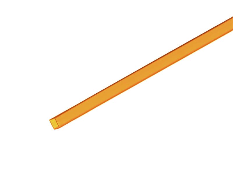 Leer-Rohr, 10x10mm, orange, 4m