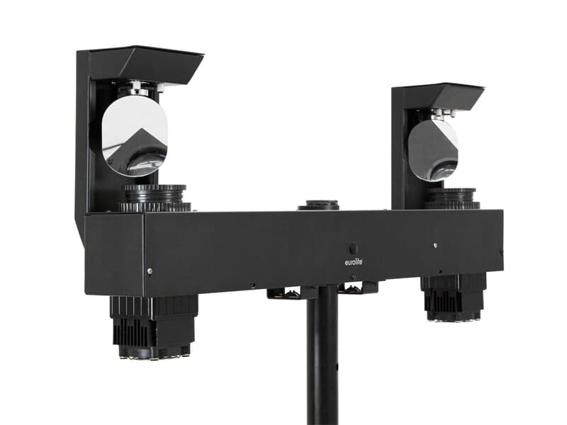 EUROLITE LED Twin Scan Bar, LED Scan Bar mit 2 Scannern, inkl. IR-Fernbedienung