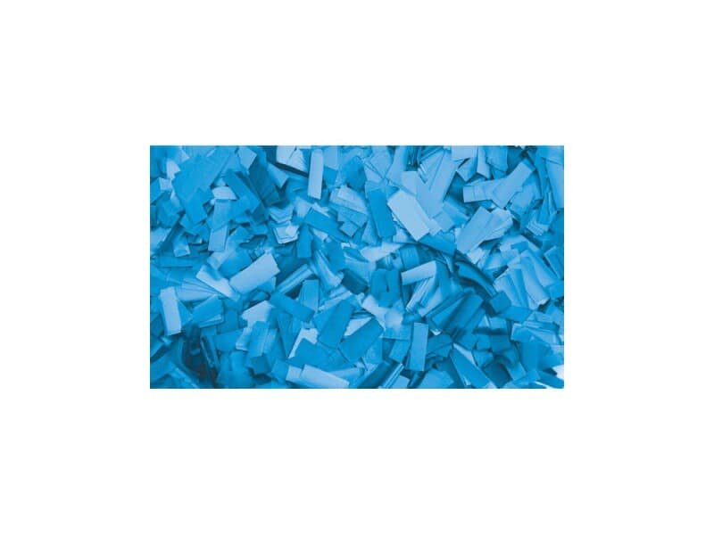 Showtec Show Konfetti Blau (rechteckig), 1 kg (schwer entflammbar) 55x17mm