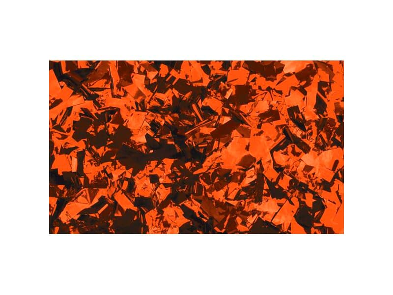 Showtec Show Confetti Metal, rechteckig, orange, slowfall