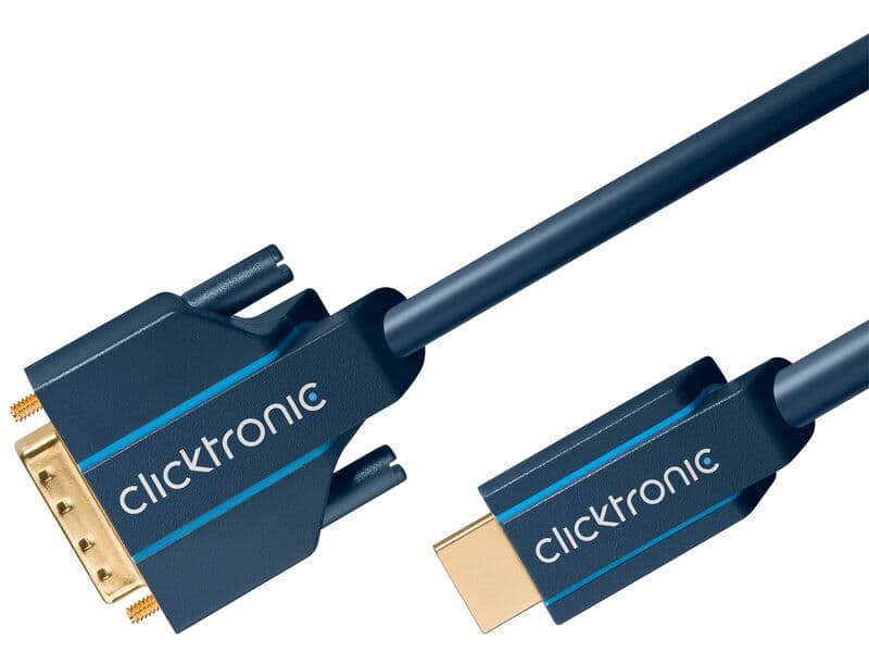 Clicktronic Casual HDMI™/DVI-Adapterkabel , 20,0m Video-Adapter