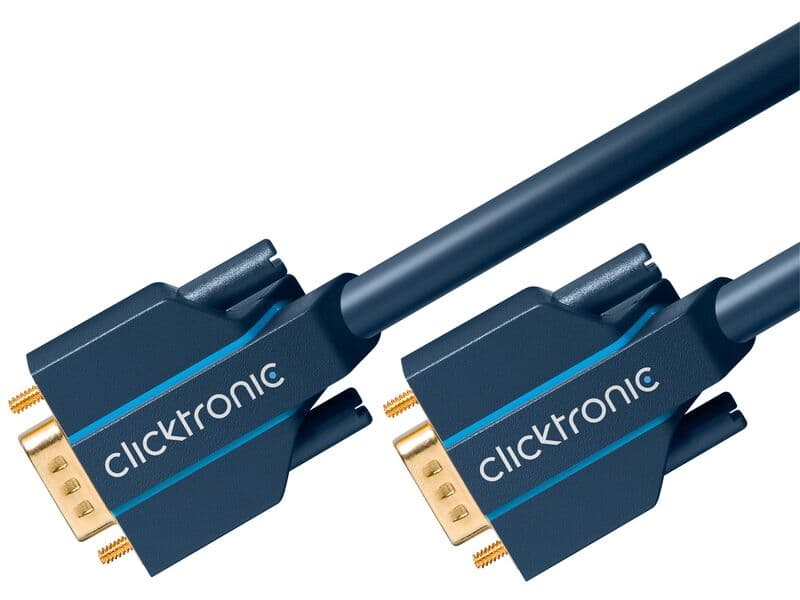 Clicktronic Casual VGA Verbindungskabel (VGA-St./VGA-St.) (15-polig), 10,0m
