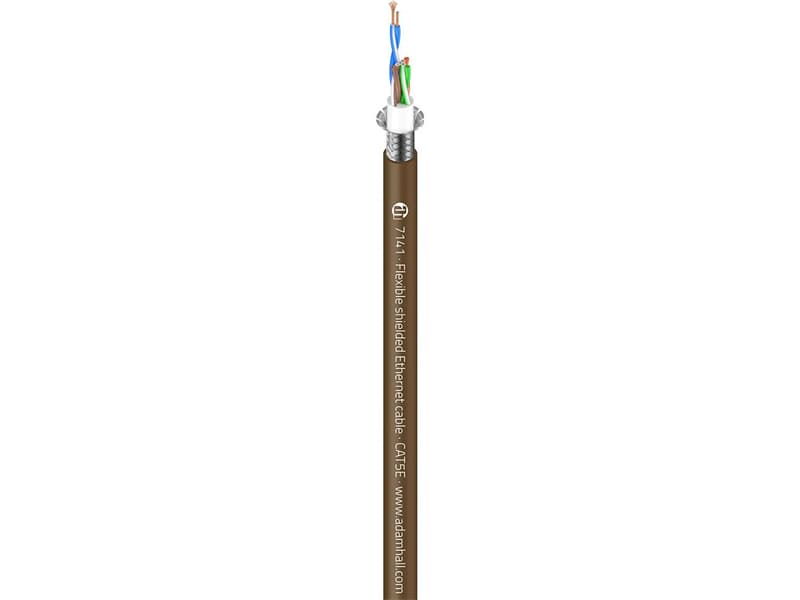 Adam Hall Cables 7141 - Flexible shielded Ethernet Cable - CAT5E
