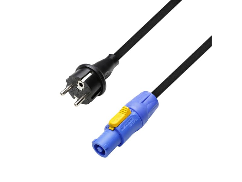 Adam Hall Cables 8101 PCON 0150 - Power Cord CEE 7/7 - Powercon 1.5mm² 1.5m
