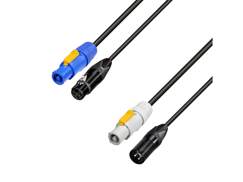 Adam Hall Cables 8101 PSDT 1000 N, Powercon+XLR Kabel