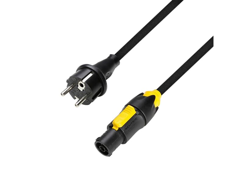 Adam Hall Cables 8101 TCON 0300 - Power Cord CEE 7/7 - Powercon True1 1,5mm² 3m