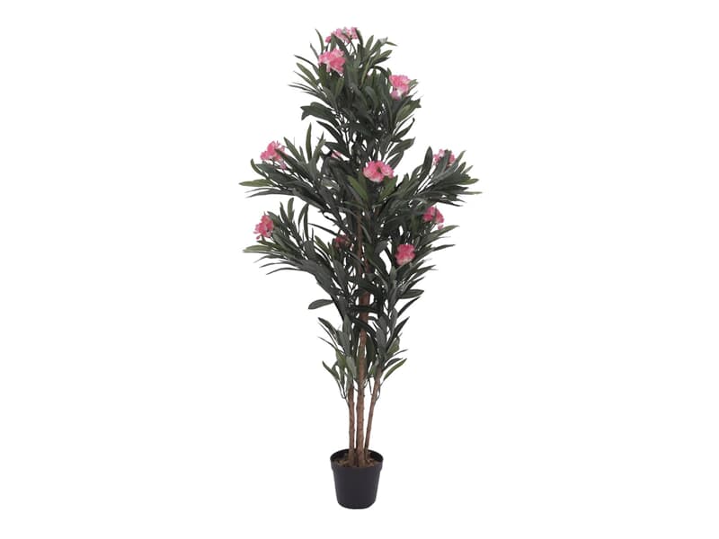 Europalms Oleanderbaum, Kunstpflanze, rosa, 150 cm