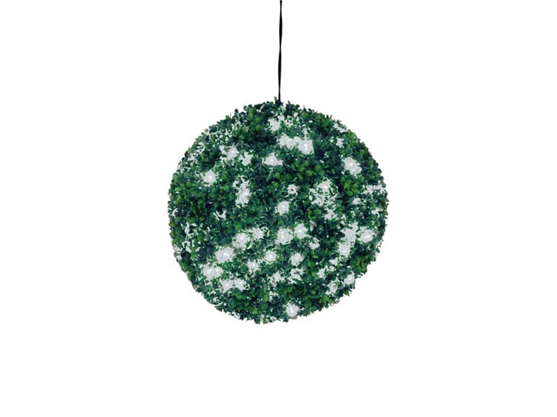 Europalms Buchsbaumkugel 200 LEDs weiß  ca 40cm, Kunstpflanze