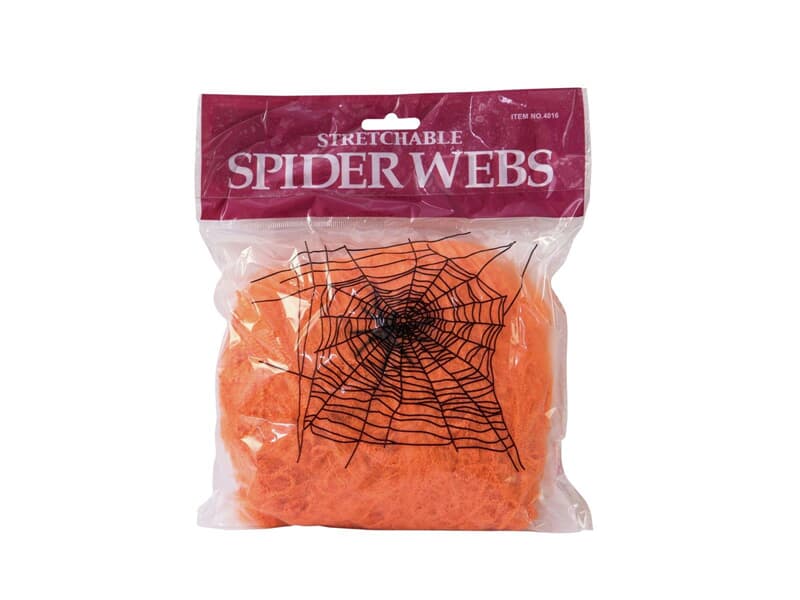 EUROPALMS Halloween Spinnennetz orange 20g - UV-aktiv