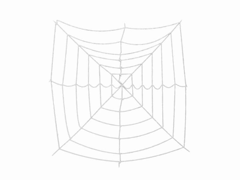 EUROPALMS Halloween Spinnennetz, 180x180 cm