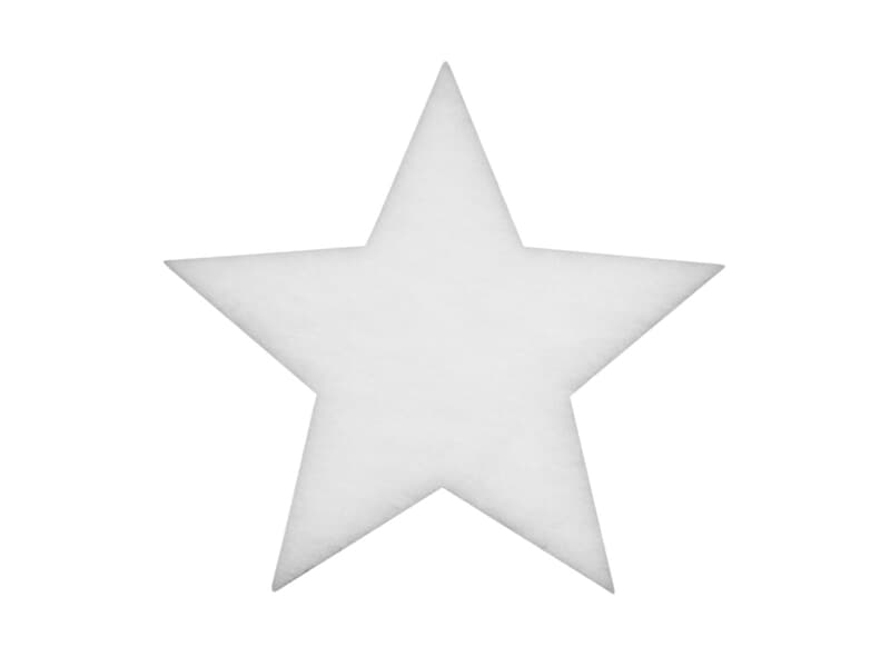 EUROPALMS Stern aus Schneematte, 41cm,  schwer entflammbar B1