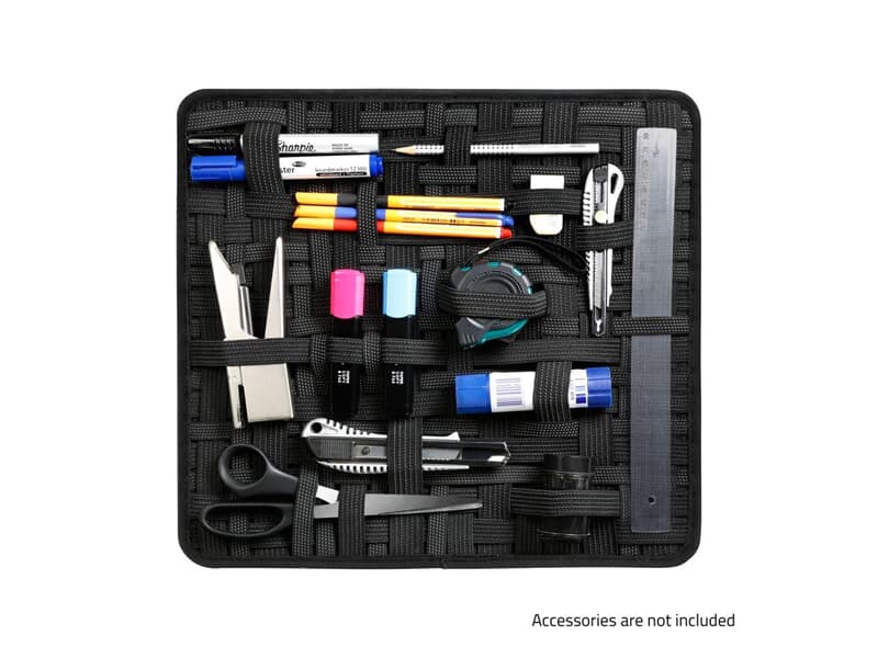 Adam Hall Accessories 8740 XDSB - Elastic Strap Organizer for Rack Drawers etc. 390 x 350 mm