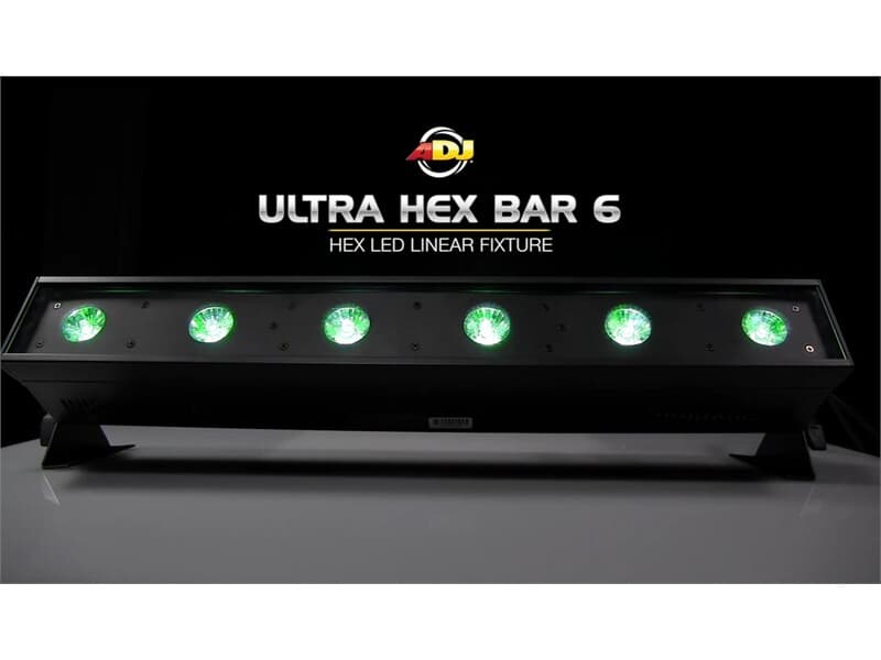 ADJ Ultra HEX Bar 6 x 10W LED Leiste RGBWA+UV