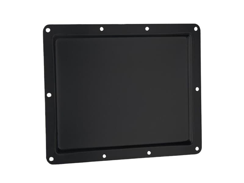 ah Hardware 88001 D BLK - Einbauschale für Beschriftungsschild 88001, schwarz, für 177x127mm