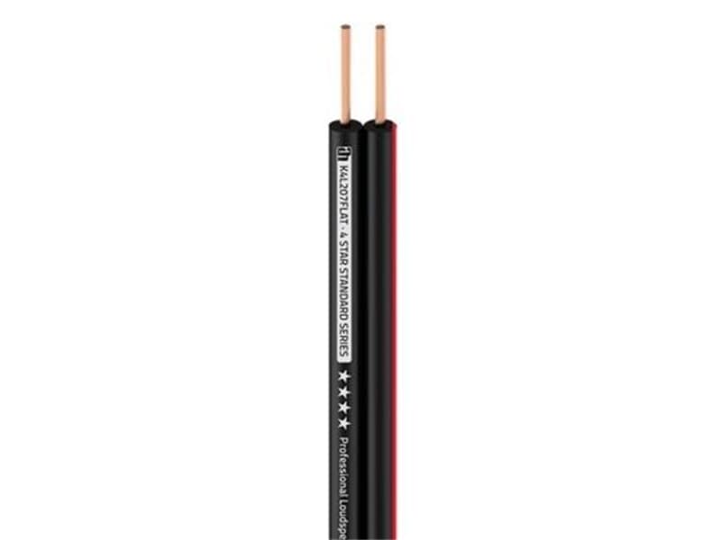 Adam Hall Cables 4 STAR L 207 FLAT - Lautsprecherkabel 2 x 0,75 mm² Flat - Laufmeterpreis