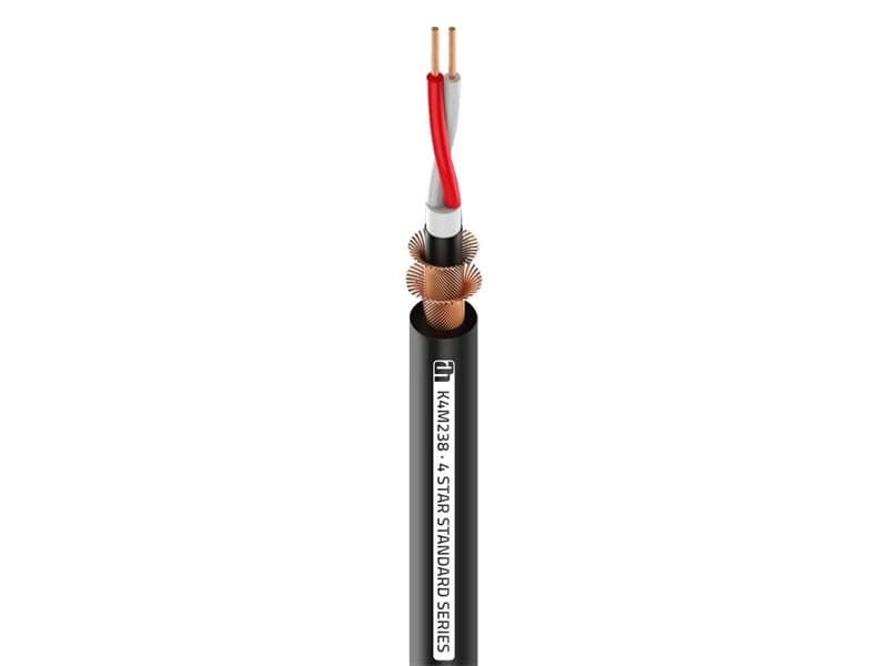 Adam Hall Cables 4 STAR M 238 - Mikrofonkabel 2 x 0,38 mm² High Resolution - Laufmeterpreis