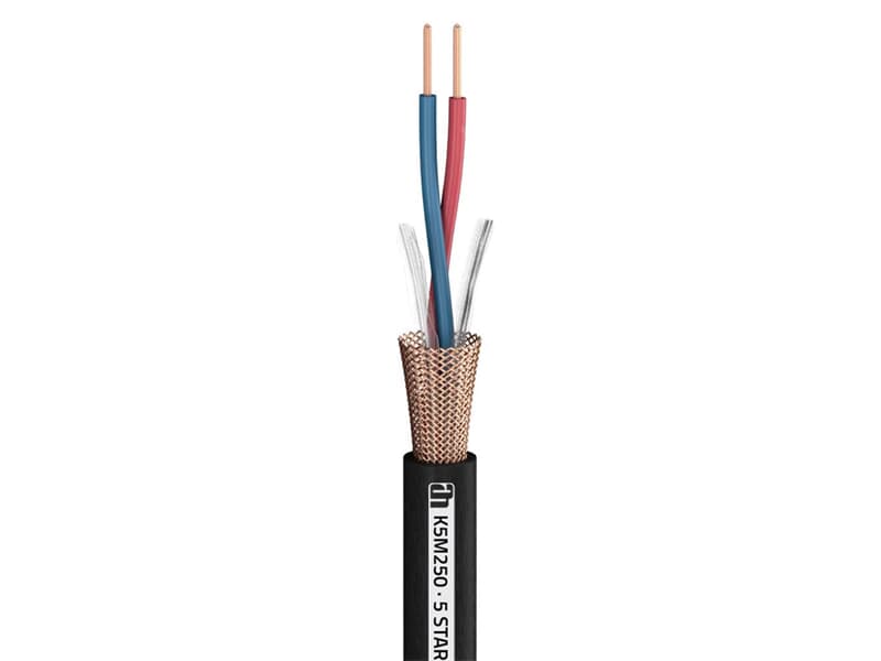 Adam Hall Cables 5 STAR M 250 - Mikrofonkabel 2 x 0.50 mm² - Laufmeterpreis