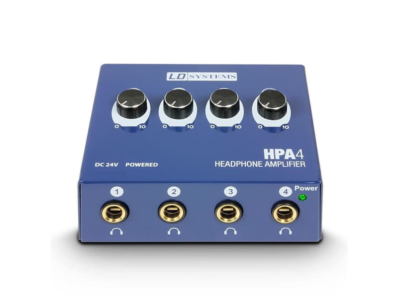 LD Systems HPA 4 - Kopfhörerverstärker 4 KanalLD Systems HPA 4 - Kopfhörerverstärker 4 Kanal