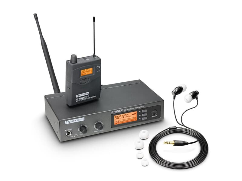 LD Systems MEI 1000 G2 B 5 Band 5 584 - 607 MHz, In-Ear Monitoring System drahtlos