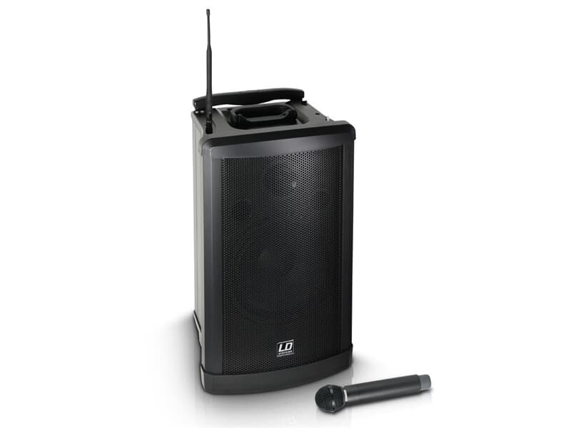 LD Systems Roadman 102 B6 - Mobiler PA Lautsprecher mit Handmikrofon