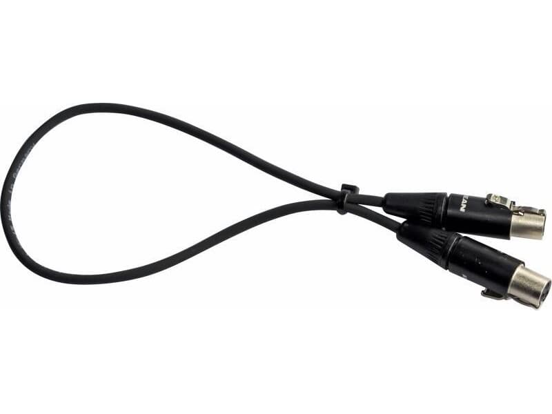 AKG MK WMS 30 - Anschluss-Kabel 30 cm, 2x Mini-XLR  female für C516, C518, C519 passend für AKG Tasch