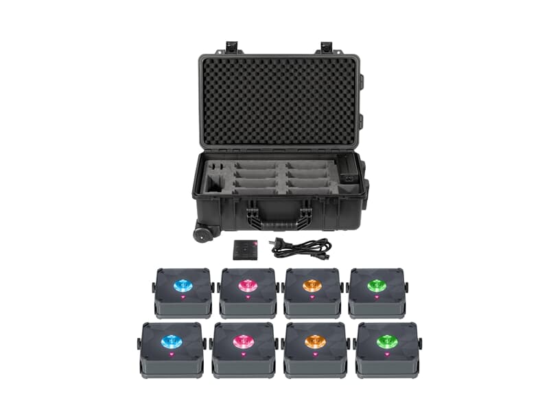 APE Labs ApeLight mini V2 - TourBox 8 Antrhrazit Grau - Akku-Version