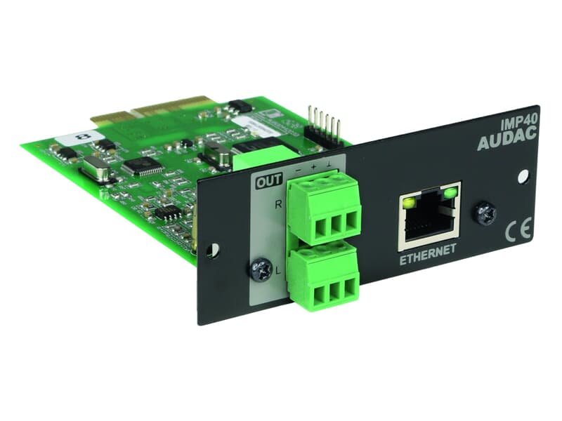 AUDAC IMP40 - SourceCon™ Internetradio Modul, LAN, Sym.-Stereo-Ausgang