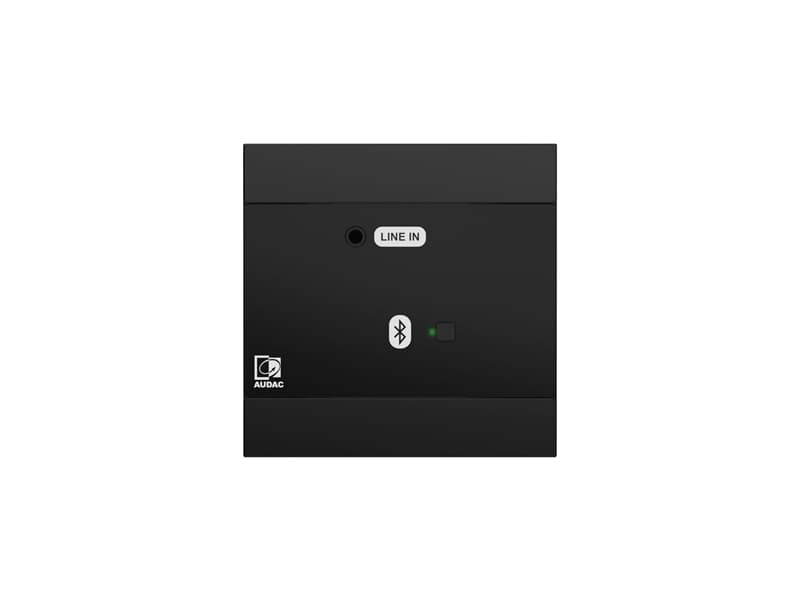 Audac NWP300 - schwarz - Netzwerk-Audio-Wandpanel - 3,5mm Klinke + BT