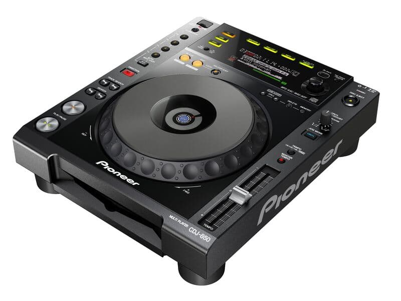 Pioneer CDJ-850-K, Prof. Single DJ CD-Player, schwarz
