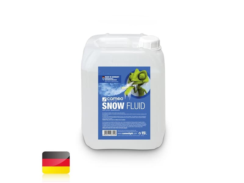 Cameo SNOW FLUID 15 L - Spezialfluid für Schneemaschinen zur Erzeugung von Schaum 15l