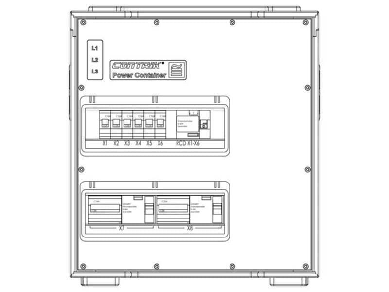 CONTRIK CPC63-C2-C2T3F3-RB - Power Container Xtreme Outdoor