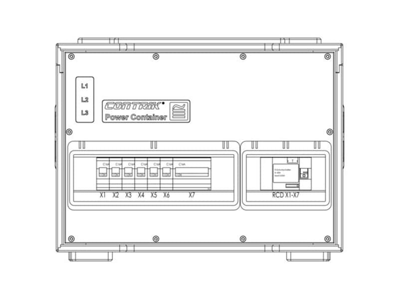 CONTRIK CPC32-C2-C1T3F3-RB - Power Container Xtreme Outdoor