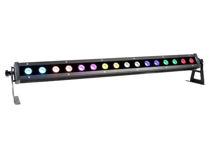 Boden- / Wand- / Deckenleuchte, LED Street Bar MK II 16x8W RGBW 4in1 IP65 30°, 100-240V AC/50-60Hz,